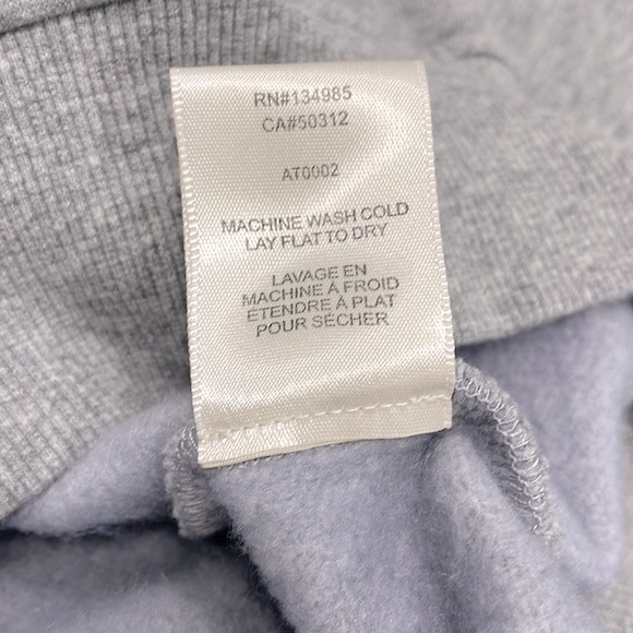 FL&L Heather Gray Embroidered Fuzzy Roomy Alex Sweatshirt Medium Like New - Picture 11 of 14